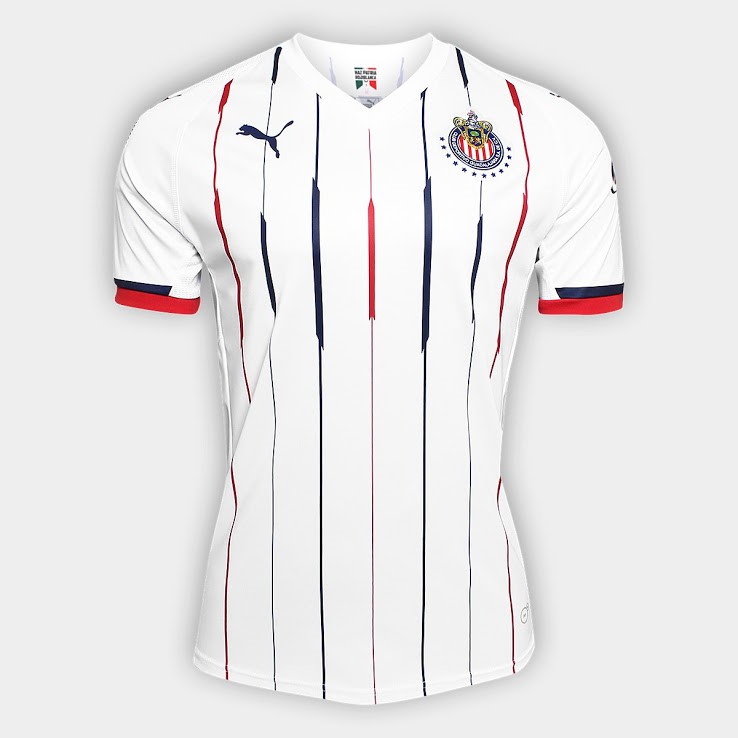 CD Guadalajara Trikot Auswarts 2018-19 Weiß Fussballtrikots Günstig